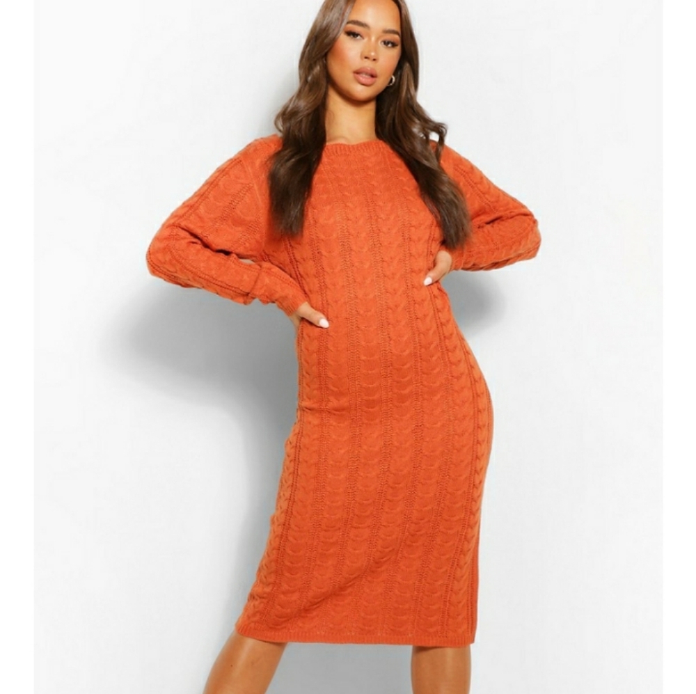 Boohoo sweater dress